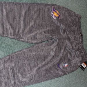nike lakers warm up pants